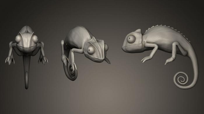 Animal figurines (STKJ_0190) 3D model for CNC machine